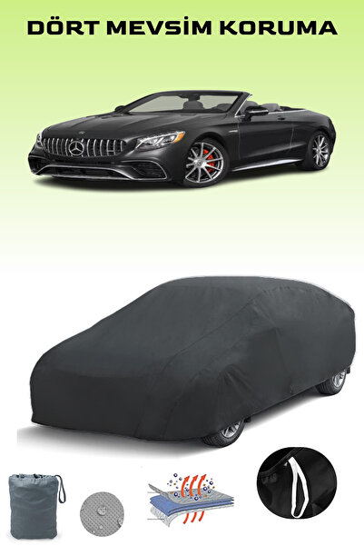 Breen غطاء سيارة مرسيدس الفئة S كابريوليه (A217) أسود اللون، موديلات 2017 - 2021، غطاء سيارة، خيمة سيارة