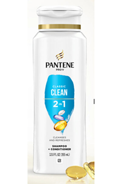 Pantene Pro-V Classic Clean 2 in 1 Cleanses and Refreshes Shampoo Conditioner 355 ml