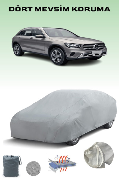 Breen غطاء سيارة رمادي لمرسيدس GLC (X253) 2019 - 2021، غطاء سيارة، خيمة سيارة