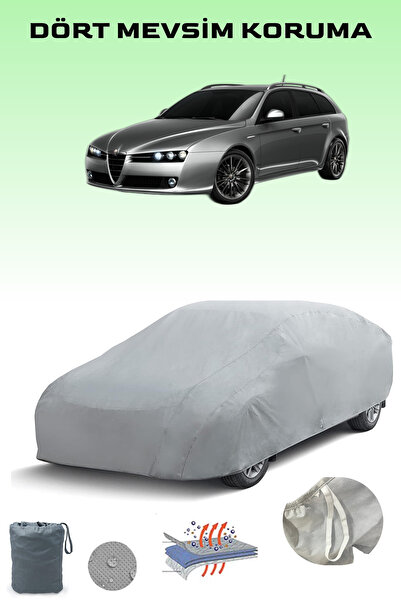Breen غطاء سيارة ألفا روميو 159 سبورت واجن باللون الرمادي، غطاء سيارة، خيمة س...