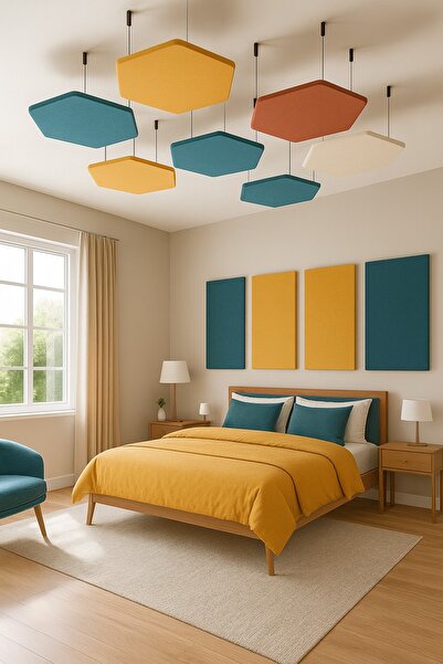 Elit Acoustic ELT Akustik Kumaş Kaplı Panel 4 Adet 60x120x3 cm oda kiti MODEL-A