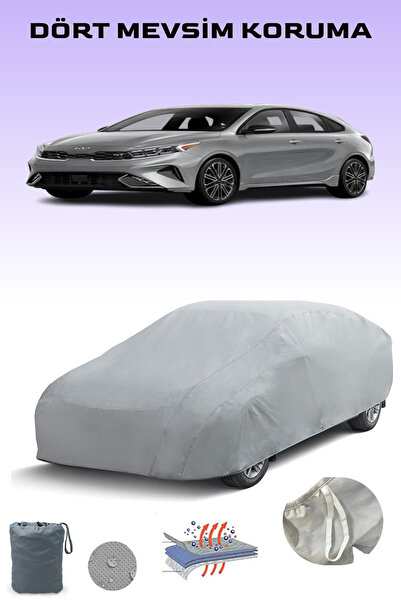 Breen غطاء سيارة رمادي لكيا فورتي5 3، غطاء سيارة، خيمة سيارة