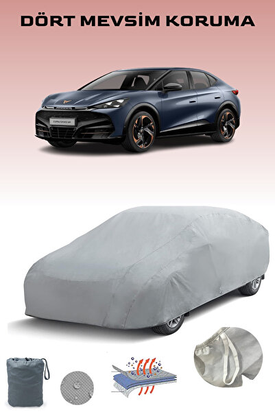 Breen غطاء سيارة رمادي من ماركة كوبرا تافاسكان، غطاء سيارة، خيمة سيارة