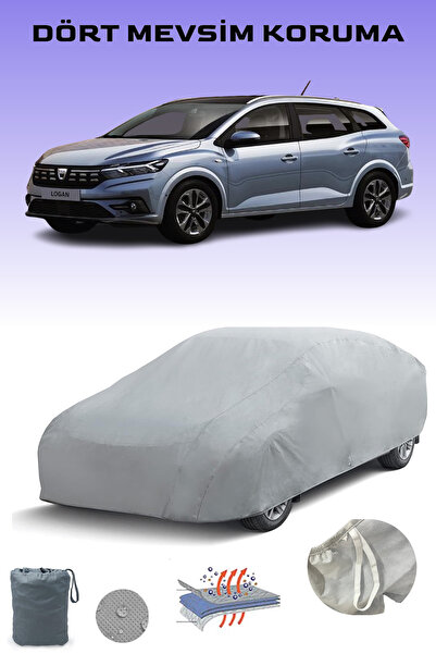 Breen غطاء سيارة رمادي لداسيا لوجان إم سي في 2016 - 2021، غطاء سيارة، خيمة سيارة