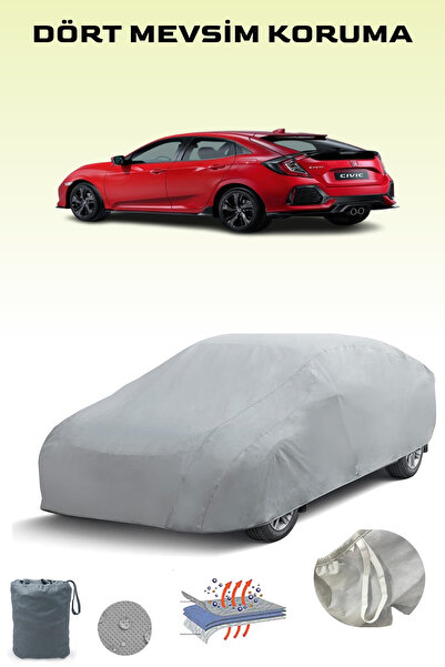 Breen غطاء سيارة هوندا سيفيك إكس هاتشباك باللون الرمادي، غطاء سيارة، خيمة سيارة