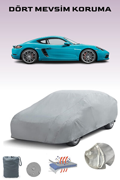 Breen غطاء سيارة بورش 718 كايمان (982C) رمادي اللون، موديلات 2016 - 2021، غطا...