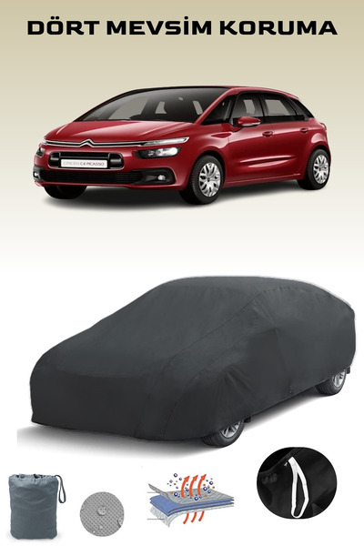 Breen غطاء سيارة أسود لسيتروين سي4 بيكاسو 2010 - 2021، غطاء سيارة، خيمة سيارة