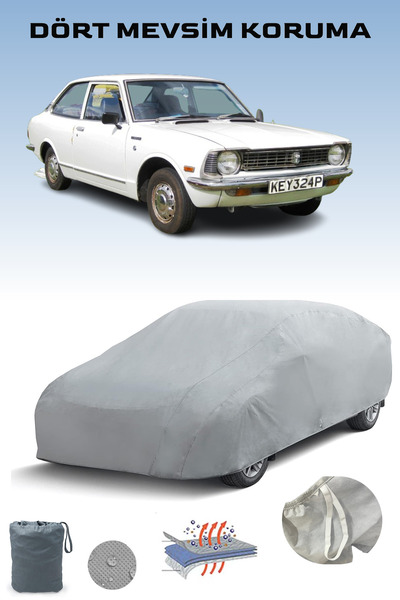 Breen غطاء سيارة تويوتا كورولا 2 رمادي اللون، سيدان بابين، غطاء سيارة، خيمة س...