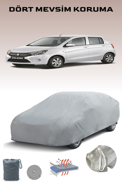 Breen غطاء سيارة سوزوكي سيليريو 2 رمادي اللون، غطاء سيارة، خيمة سيارة