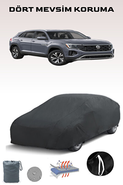 Breen غطاء سيارة فولكس فاجن أطلس كروس سبورت أسود، غطاء سيارة، خيمة سيارة