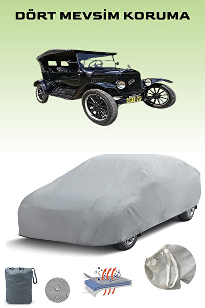 Breen غطاء سيارة فورد موديل T 1908 - 1927 باللون الرمادي، غطاء سيارة، خيمة سيارة