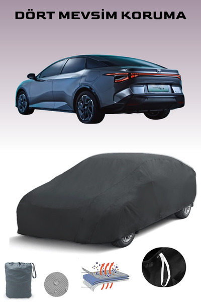 Breen غطاء سيارة تويوتا Bz3 أسود، غطاء سيارة، خيمة سيارة