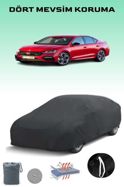 Breen غطاء سيارة سكودا أوكتافيا آر إس 2016 - 2021 أسود، غطاء سيارة، خيمة سيارة