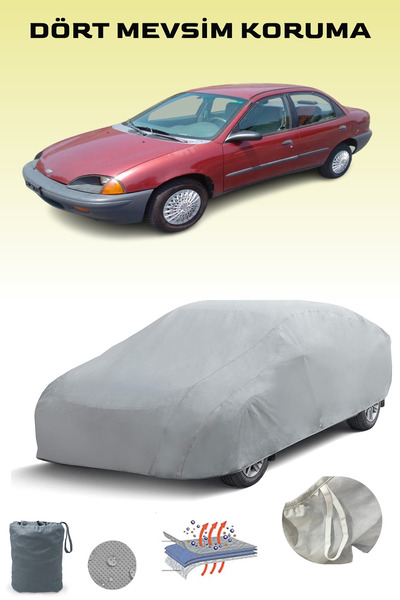 Breen غطاء سيارة شيفروليه مترو رمادي اللون، غطاء سيارة، خيمة سيارة