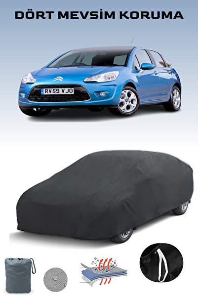 Breen غطاء سيارة أسود لسيتروين C3 موديلات 2009 - 2013، غطاء سيارة، خيمة سيارة