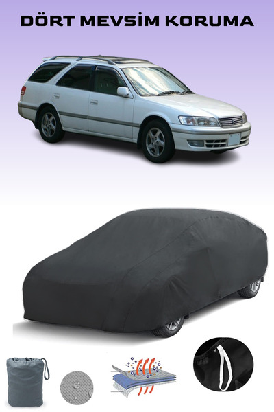 Breen Black Toyota Mark 2 Wagon Car Tarpaulin, Auto Cover, Car Tent