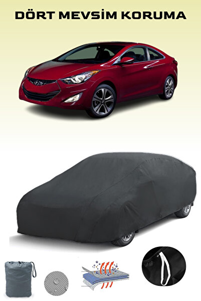 Breen غطاء سيارة هيونداي إلنترا 5 كوبيه أسود، غطاء سيارة، خيمة سيارة