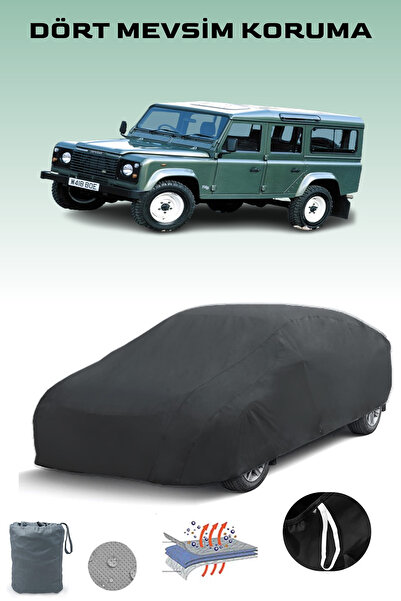 Breen غطاء سيارة لاند روفر ديفندر 110 أسود من 1991 إلى 2007، غطاء سيارة، خيمة سيارة