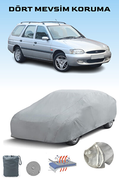 Breen غطاء سيارة فورد إسكورت 7 تورنير باللون الرمادي، غطاء سيارة، خيمة سيارة