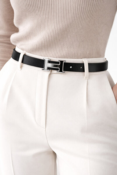 DAYMA Cureaua subțire pentru femei cu cataramă H – Combinare zilnică elegantă...