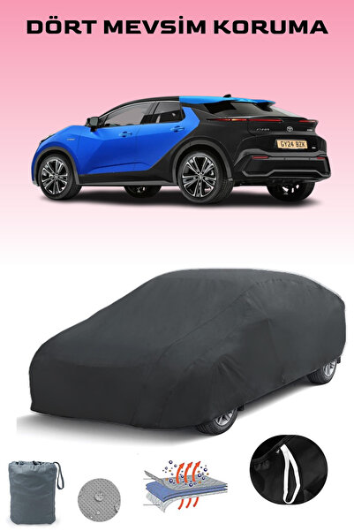 Breen Black Toyota C-Hr Car Tarpaulin, Auto Cover, Car Tent
