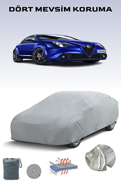 Breen غطاء سيارة ألفا روميو ميتو 2016 - 2021 باللون الرمادي، غطاء سيارة، خيمة...