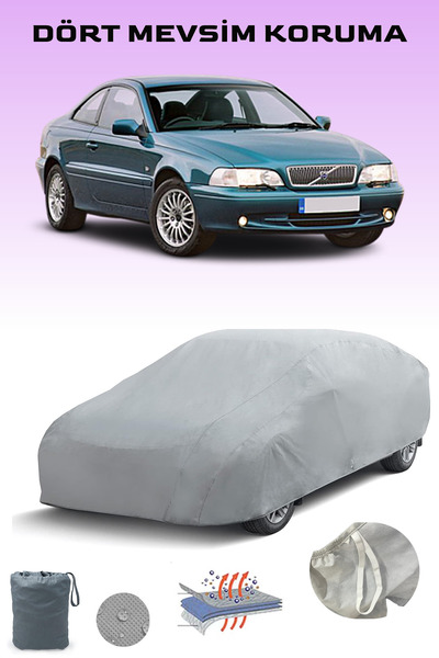 Breen غطاء سيارة رمادي لفولفو C70 موديلات 1998 - 2002، غطاء سيارة، خيمة سيارة