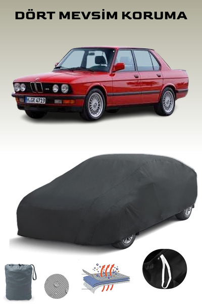 Breen غطاء سيارة أسود لسيارة بي إم دبليو إم5 (إي28) موديلات 1985 - 1988، غطاء سيارة، خيمة سيارة