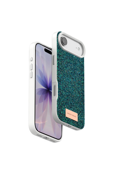 UnDePlus غطاء حماية لهاتف آيفون 17 من آبل، غطاء سيليكون لامع وبراق