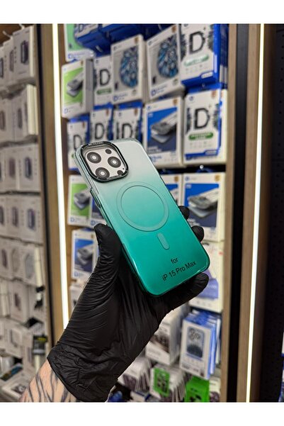 SOYLU MİX İphone 15 Pro Max Geçişli Mika Magsafe Hızlı Şarj Destekli