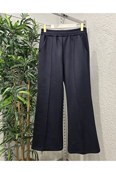 Pilise Beli Lastikli Scuba Pantolon