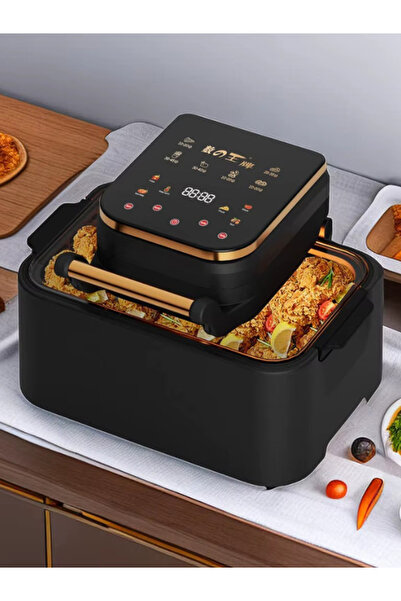 OEM Friteuza cu Aer Cald 1700W, Capacitate 12 litri, cu Afisaj Digital