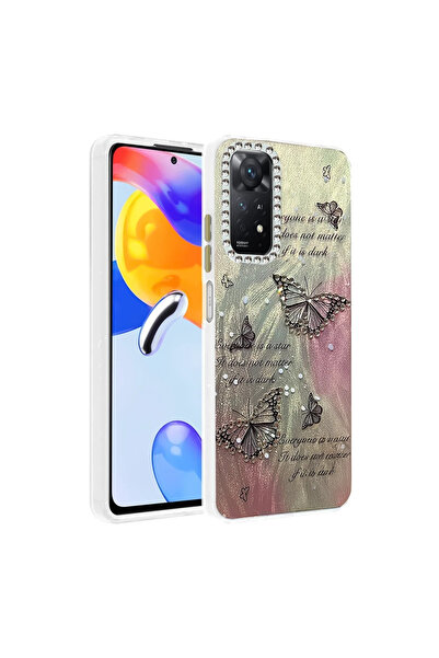 UnDePlus حافظة لهاتف Xiaomi Redmi Note 12 Pro 4G / Note 11 Pro غطاء ذو نمط منقوش ملون ولامع