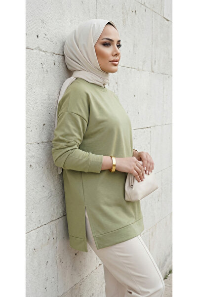 Miyalon Summer Women's Crew Neck Transitional Tunic