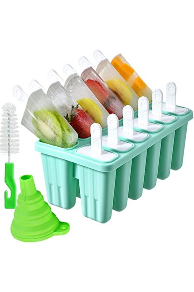 Arabest قوالب مصاصات مثلجة، 12 قطعة، قوالب سيليكون للمصاصات المثلجة، قالب مصا...