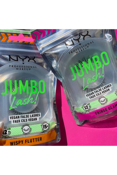 NYX JUMBO LASH! VEGAN FALSE LASHES FRINGE GLAM