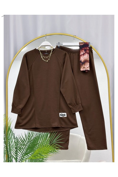 YEDİLALE Stitched Transitional Piece Casual Women's Double Set