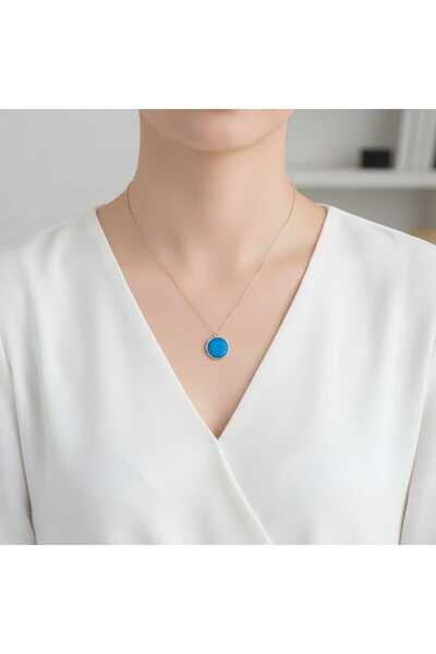 Ralp Moda Oval Gilt Mina Pendant'Gift'