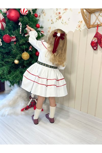 Pinkitokids Lorin Girl's Christmas Dress