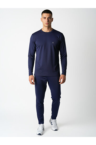 Clans & Hans By Styli Men Navy Blue Crew Neck T-Shirt