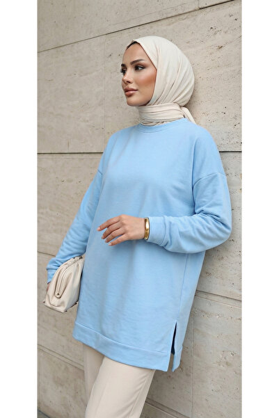 Miyalon Summer Women's Crew Neck Transitional Tunic