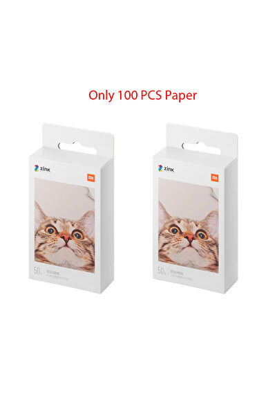 Choice1 ١٠٠ ورقة فقط من ورق الطباعة الأصلي ZINK Pocket، ورق طباعة صور ذاتي اللصق، ٥٠/١٠٠/١٥٠/٣٠٠ ورقة
