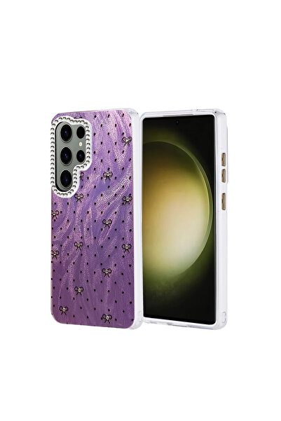 UnDePlus For Samsung Galaxy S25 Ultra Case Colorful Shiny Embossed Pattern Bl...