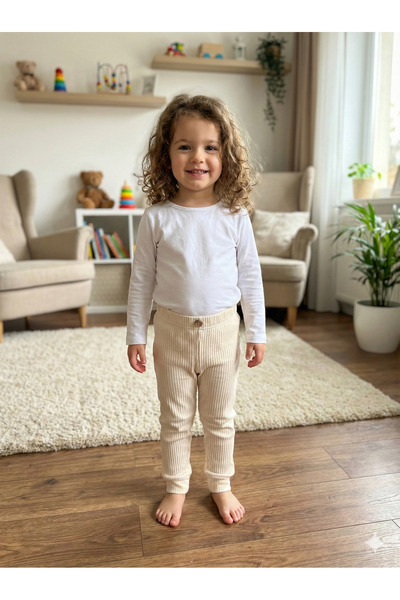 tinytrends Unisex 100% βαμβακερό κολάν για μωρά και παιδιά