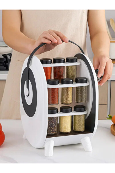 OEM Rotating Spice Rack with 18 Jars