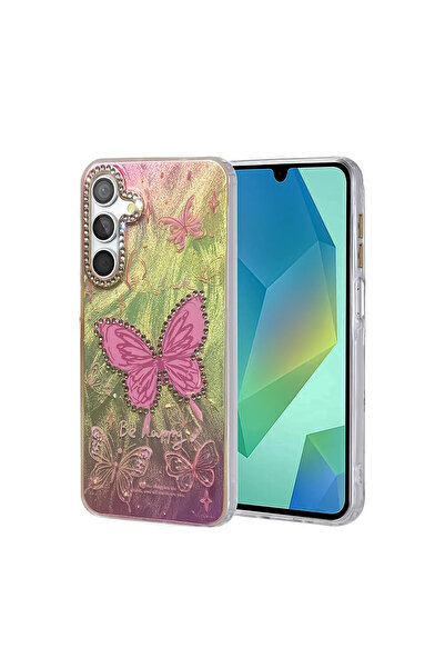 UnDePlus For Samsung Galaxy S25 Fe / S24 Fe Case Colorful Shiny Embossed Patt...
