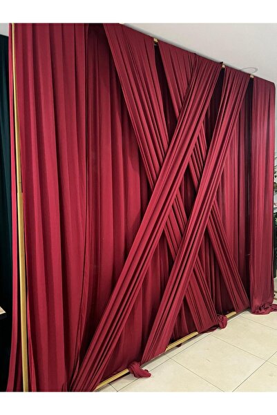 Marka BORDO ÇAPRAZ PERDE FON