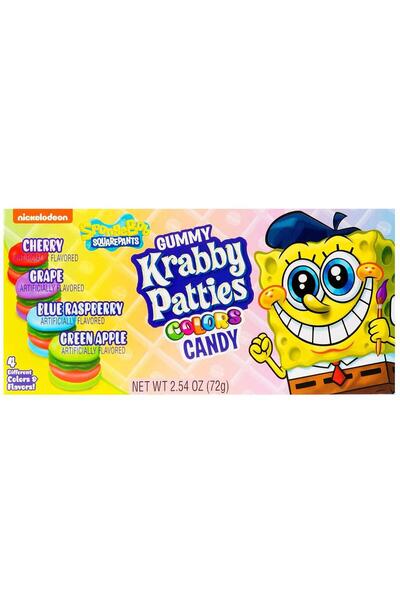 ENERGY SNACK SHOP Chiftele de jeleu Spongebob SquarePants cu Krabby, culori, 72g