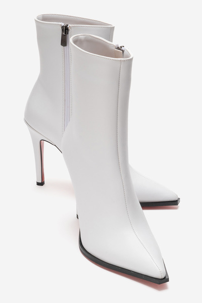 Ayakkabı Ateşi Women's Designer Sole Ankle Length Thin Heeled Boots Yanni