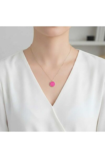 Ralp Moda Oval Gilt Mina Pendant'Gift'